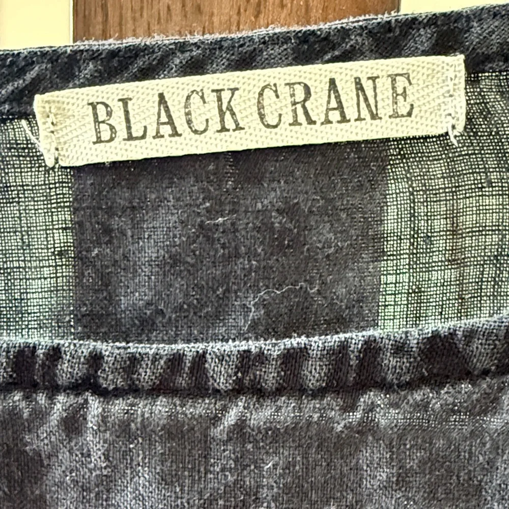 Black Oversized Linen Dress by Black Crane - Picture 2 of 7